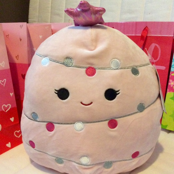 Squishmallows | Toys | Squishmallow Garnet The Pink Christmas Tree 2 Nwt Rare | Poshmark